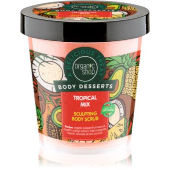 Organic Shop Body Desserts Tropical Mix exfoliant corporal pentru slãbire imagine