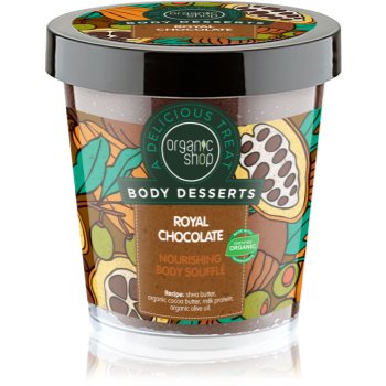 Organic Shop Body Desserts Royal Chocolate soufflé nutritiv pentru corp