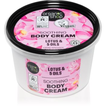 Organic shop organic lotus & 5 oils crema de corp