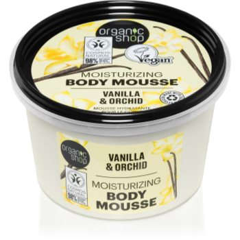 Organic shop organic vanilla & orchid spuma de corp cu vanilie