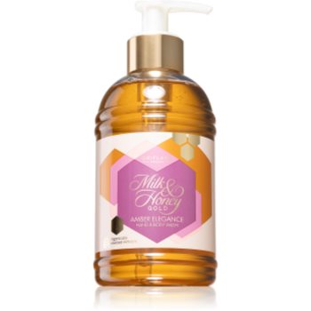 Oriflame milk & honey gold amber elegance gel de duș mătăsos pentru maini si corp
