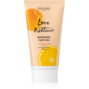 Oriflame love nature gel pentru fata pentru luminozitate si hidratare