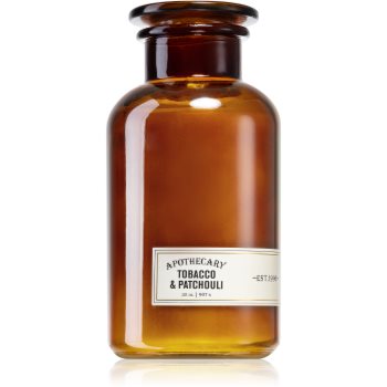 Paddywax apothecary tobacco & patchouli lumânare parfumată big pack