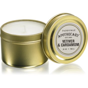 Paddywax apothecary vetiver & cardamom lumânare parfumată în placă