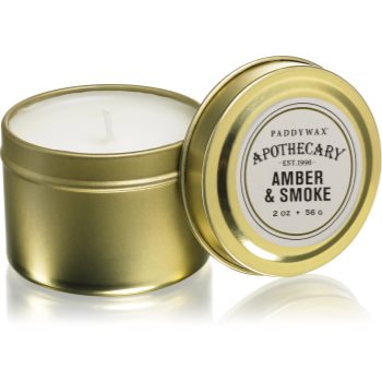 Paddywax apothecary amber & smoke lumânare parfumată în placă