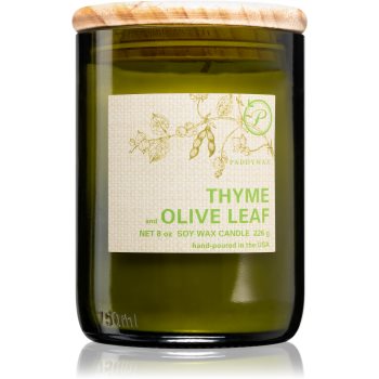 Paddywax Eco Green Thyme & Olive Leaf lumânare parfumată