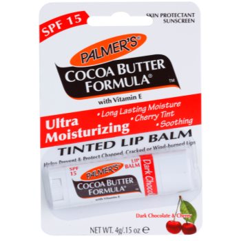 Palmer’s Face & Lip Cocoa Butter Formula balsam de buze hidratant colorat SPF 15