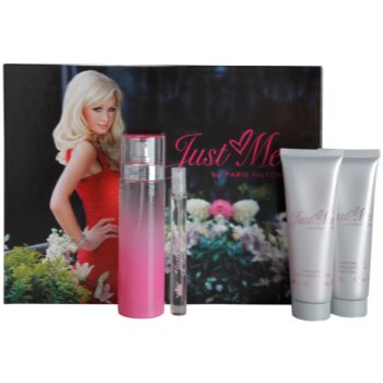 

Paris Hilton Just Me подарунковий набір ІІ Парфумована вода 100 ml + Парфумована вода 10 ml + Гель для душу 90 ml + Молочко для тіла 90 ml