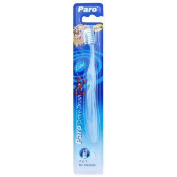 

Paro Ortho щітка зубна ортодонтична для дітей Blue