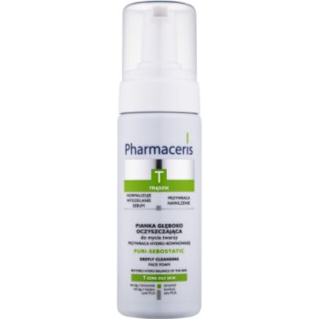 Pharmaceris t-zone oily skin puri-sebostatic spuma de curatat pentru piele uscata si iritata in urma tratamentului antiacneic