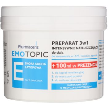 Pharmaceris E-Emotopic intenzivní olejová péče na tělo pro děti i dospělé 3 v 1 400 ml