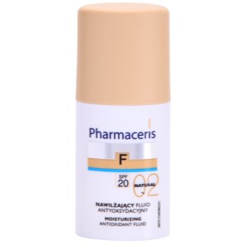 

Pharmaceris F-Fluid Foundation зволожуючий тональний крем SPF 20 відтінок 02 Natural 30 мл