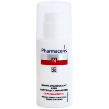 Pharmaceris n-neocapillaries capi-hyaluron-c crema antirid cu efect de refacere a densitatii pielii pentru piele sensibila cu tendinte de inrosire