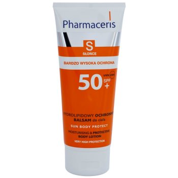 

Pharmaceris S-Sun захисне молочко для тіла зі зволожуючим ефектом SPF 50+ 150 мл