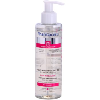 Pharmaceris r-rosacea puri-rosalgin gel calmant de curatare pentru piele sensibila cu tendinte de inrosire