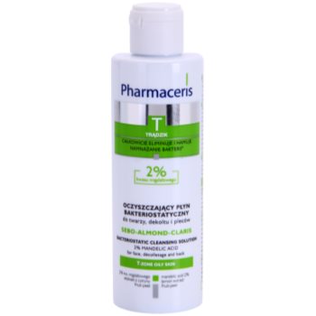 Pharmaceris t-zone oily skin sebo-almond-claris lapte demachiant pentru tenul gras și problematic pentru fata si decolteu