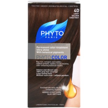 

Phyto Color фарба для волосся відтінок 4D Light Golden Chestnut