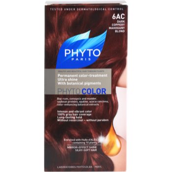 

Phyto Color фарба для волосся відтінок 6AC Dark Coppery Mahogany Blond