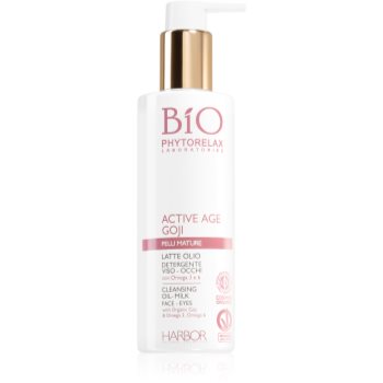 Phytorelax laboratories bio active age goji lapte demachiant delicat pentru ten matur
