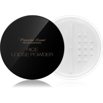Pierre rené rice loose powder pudra mata transparenta