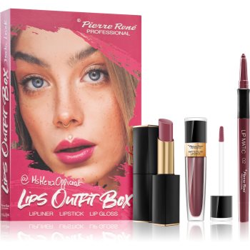 Pierre René Lips Outfit Box set cadou de buze