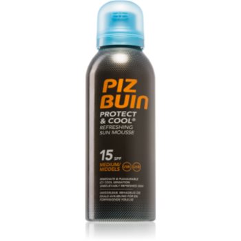 

Piz Buin Protect & Cool освіжаючий мус для засмаги SPF 15 150 мл