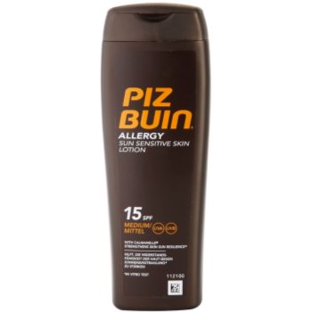 Fotografie Piz Buin Allergy mléko na opalování SPF 15 200 ml