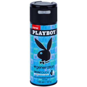 

Playboy Generation Skin Touch дезодорант-спрей для чоловіків 150 мл