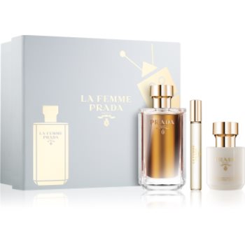 

Prada La Femme подарунковий набір І Парфумована вода 100 ml + Eau de Parfum Roll-on 10 ml + Молочко для тіла 100 ml