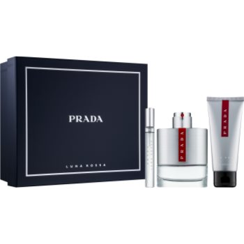 

Prada Luna Rossa подарунковий набір VІІІ Туалетна вода 100 ml + Туалетна вода 10 ml + Бальзам після гоління 100 ml