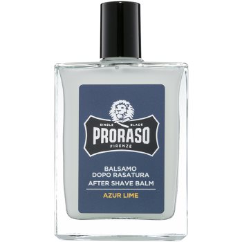 Proraso azur lime balsam hidratant dupa barbierit textura hranitoare