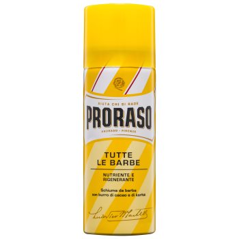 Proraso Yellow spuma pentru barbierit efect regenerator