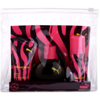 Puma Animagical Woman dárková sada I. deodorant s rozprašovačem 50 ml + toaletní voda 40 ml + sprchový gel 50 ml