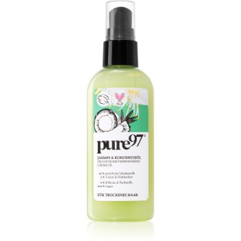 Pure 97 jasmin & kokosnussöl cremă hrănitoare și termo-protectoare cu ulei