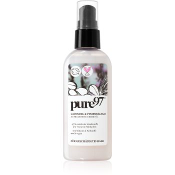 Pure 97 levandel & pinienbalsam cremă hrănitoare și termo-protectoare cu ulei
