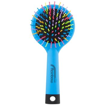 

Rainbow Brush Large Щітка для волосся з дзеркальцем Blue