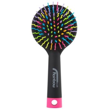 

Rainbow Brush Large Щітка для волосся з дзеркальцем Black