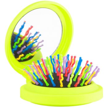 

Rainbow Brush Pocket Щітка для волосся з дзеркальцем Yellow