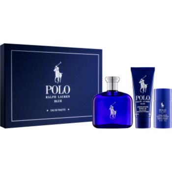 

Ralph Lauren Polo Blue подарунковий набір ІХ Туалетна вода 125 ml + Гель для душу 100 ml + дезодорант-стік 75 ml
