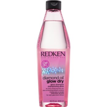 Redken Diamond Oil Glow Dry gel șampon pentru păr obosit, fără strălucire