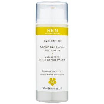 REN Clarimatte™ crema gel hidratanta cu textura usoara pentru un aspect mat