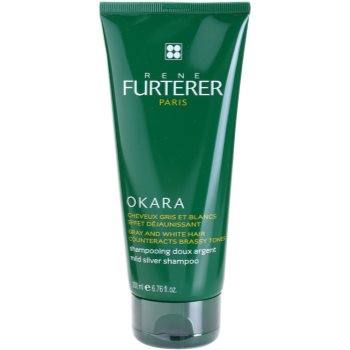 Rene Furterer Okara Protect Color sampon pentru par grizonat cu textura usoara neutralizeaza tonurile de galben