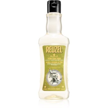 Reuzel tea tree șampon, balsam și gel de duș 3 în 1 pentru barbati