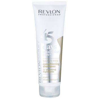 Revlon professional revlonissimo color care Șampon și balsam 2 în 1 pentru părul grizonat și alb