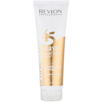 Revlon professional revlonissimo color care 2 în 1 șampon și balsam pentru păr blond mediu