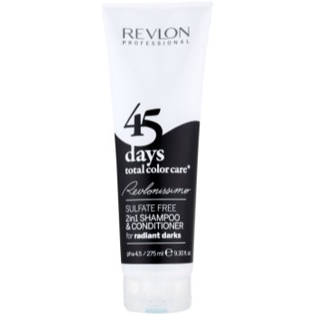 Revlon Professional Revlonissimo Color Care 2 în 1 șampon și balsam pentru păr foarte închis și negru