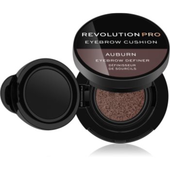 

Revolution PRO Eyebrow Cushion фарба для брів у губці відтінок Auburn 2,2 гр