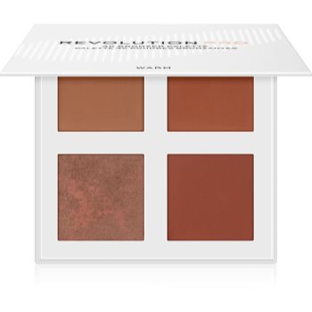 Revolution pro 4k bronzer palette paleta pentru bronzare