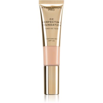 Revolution pro cc perfecting fond de ten hidratant si catifelant spf 30