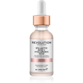 Revolution Skincare 5% Lactic Acid + Hyaluronic Acid exfoliant facial